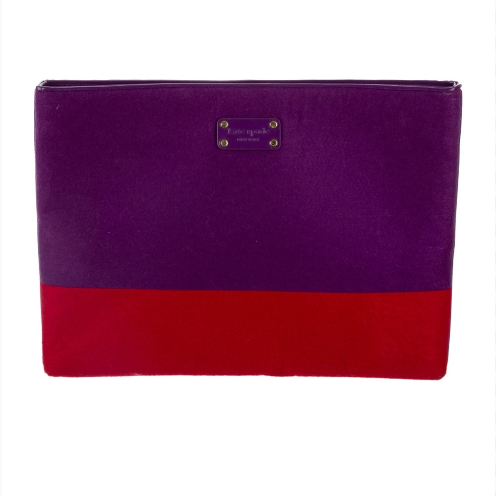 Kate Spade Vibrant Purple and Red Laptop Bag
